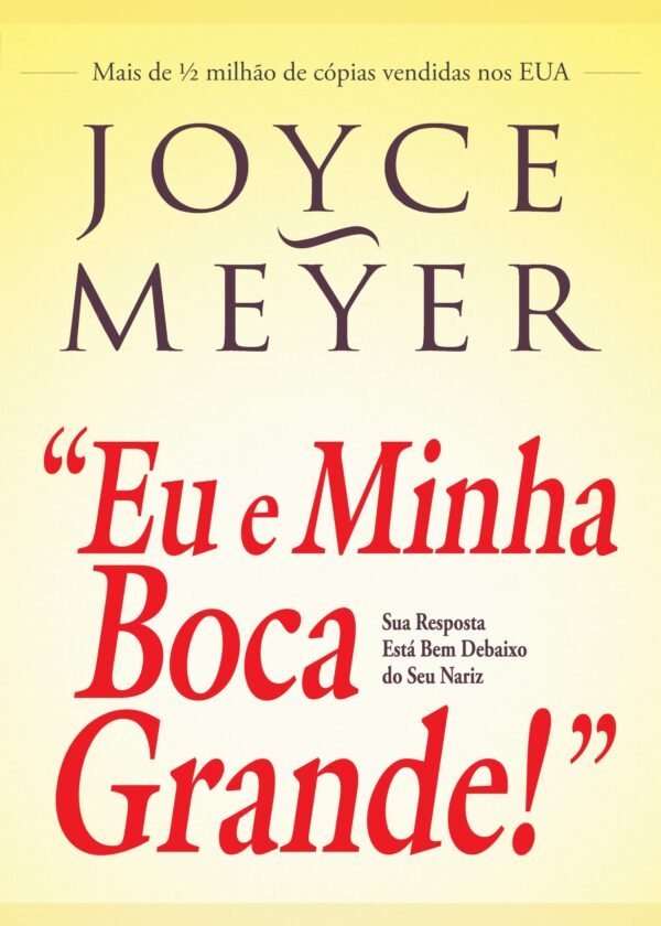 Eu e minha boca grande - Sua resposta está bem embaixo do seu nariz