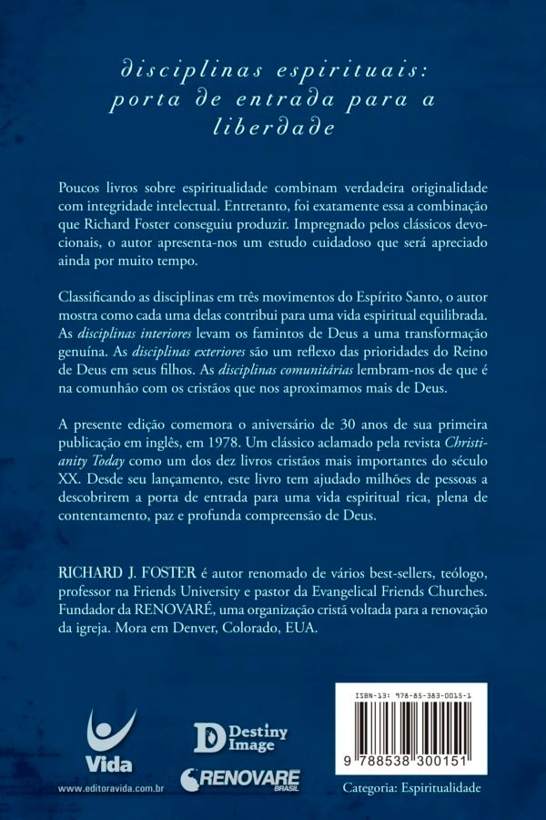 Celebração da disciplina - o caminho do crescimento espiritual - Imagem 2