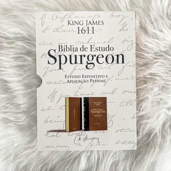 Bíblia de estudos e sermões de C.H. Spurgeon - Capa luxo - Imagem 3