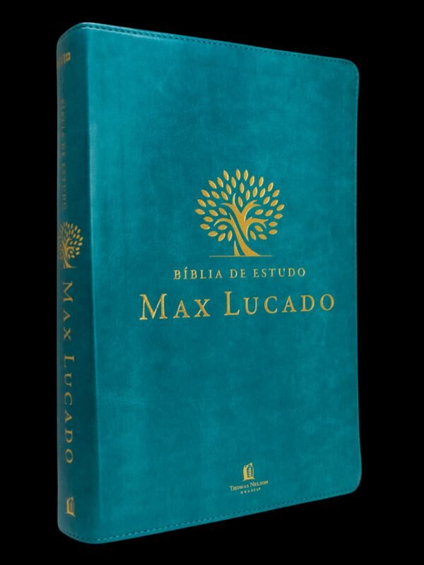 Bíblia de estudo Max Lucado - capa verde - Imagem 4