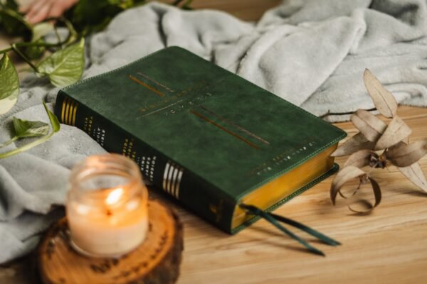 Bíblia Bilíngue, Português/Inglês, ACF/KJV, Couro Soft, Verde - Imagem 4